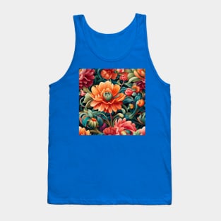 Vibrant Art Brut Marigolds Tank Top